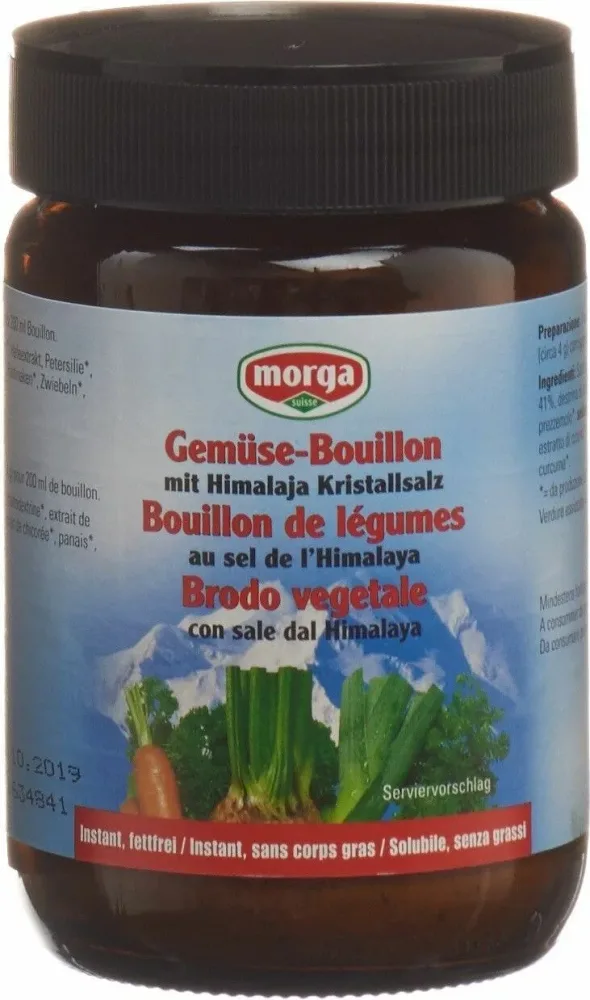 morga Gemüse Bouillon mit Himalajasalz (200g)