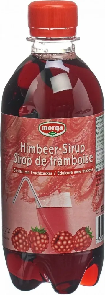 morga Himbeer Sirup mit Fruchtzucker (3.3dl)