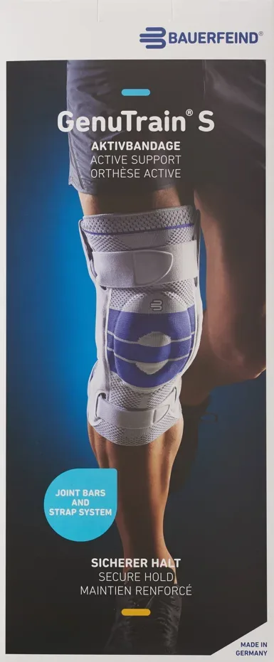 GenuTrain S Aktivbandage Grösse 3 rechts titan (1 Stk)