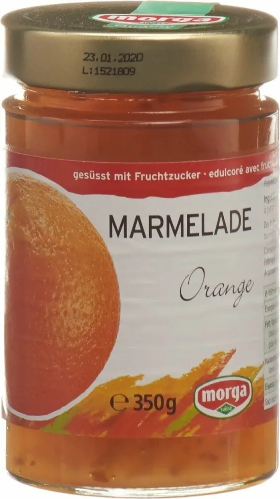 morga Orangen-Marmelade mit Fruchtzucker (350g)