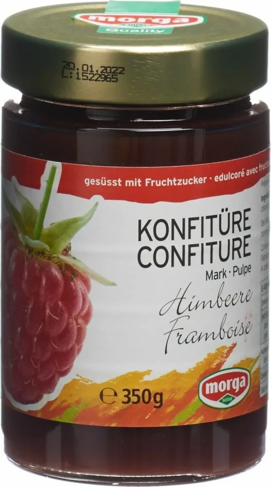 morga Himbeermark-Konfi mit Fruchtzucker (350g)