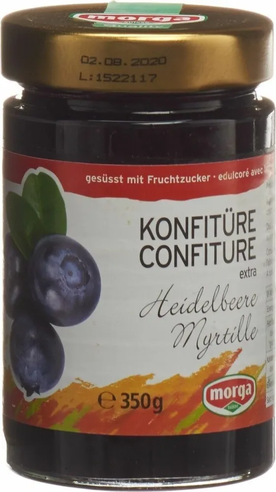 morga Heidelbeer-Konfi mit Fruchtzucker (350g)