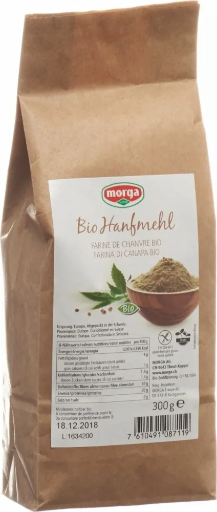 morga Hanfmehl Bio (300g)