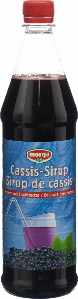 morga Cassis Sirup mit Fruchtzucker (7.5dl)