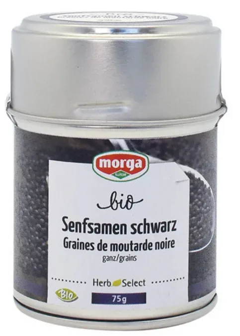 morga Senf schwarz ganz Bio (75g)