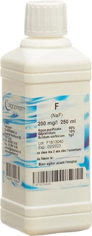 Oligopharm Fluor Lösung 200 mg/l (250ml)