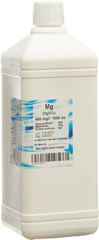 Oligopharm Magnesium Lösung 400 mg/l (1000ml)