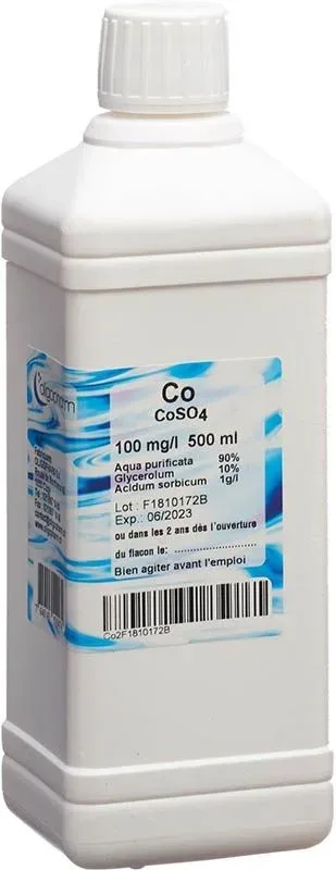 Oligopharm Cobalt Lösung 100mg/l (500ml)