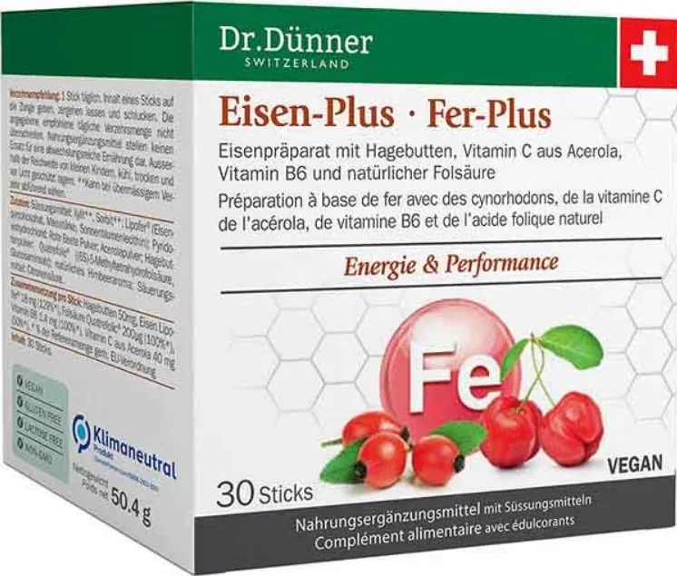 Dr. Dünner Eisen-Plus Sticks (30 Stk)