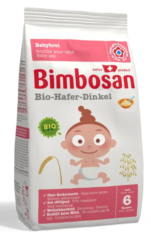 Bimbosan Bio-Hafer-Dinkel Nachfüllbeutel (300g)