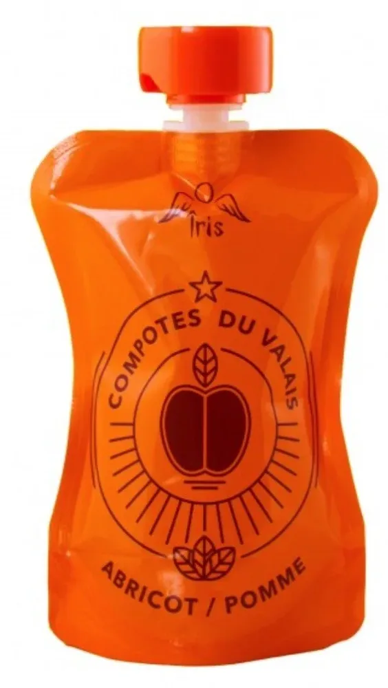 Iris Kompott Aprikose-Apfel Quetschbeutel (100g)