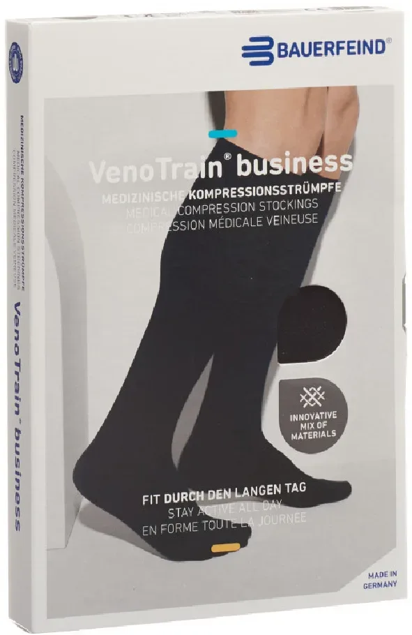 VenoTrain business foot l AD KKL2 Grösse L p/l gFs schwarz (1 Paar)