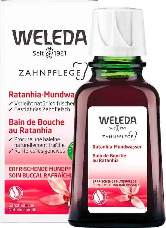 WELEDA Ratanhia Mundwasser konz Fl 50 ml