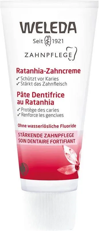 WELEDA Ratanhia Zahncreme Tb 75 ml