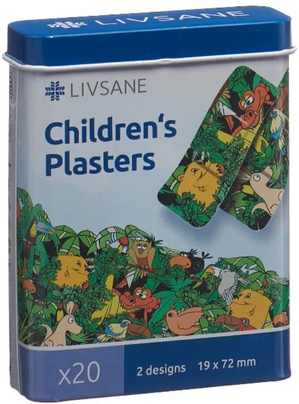 LIVSANE Kinderpflaster Jungle Animals (20 Stk)