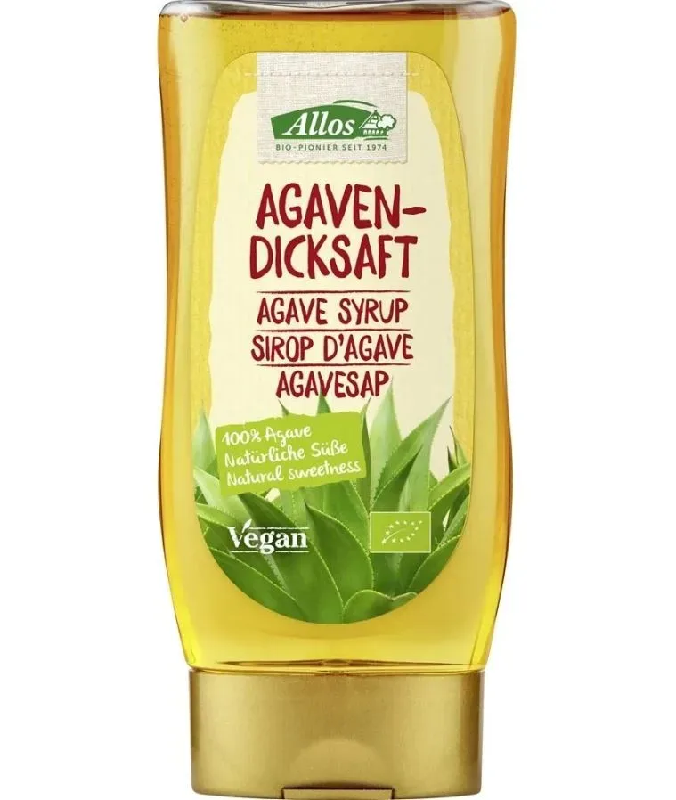 Allos Agavendicksaft in der Spenderflasche (250ml)