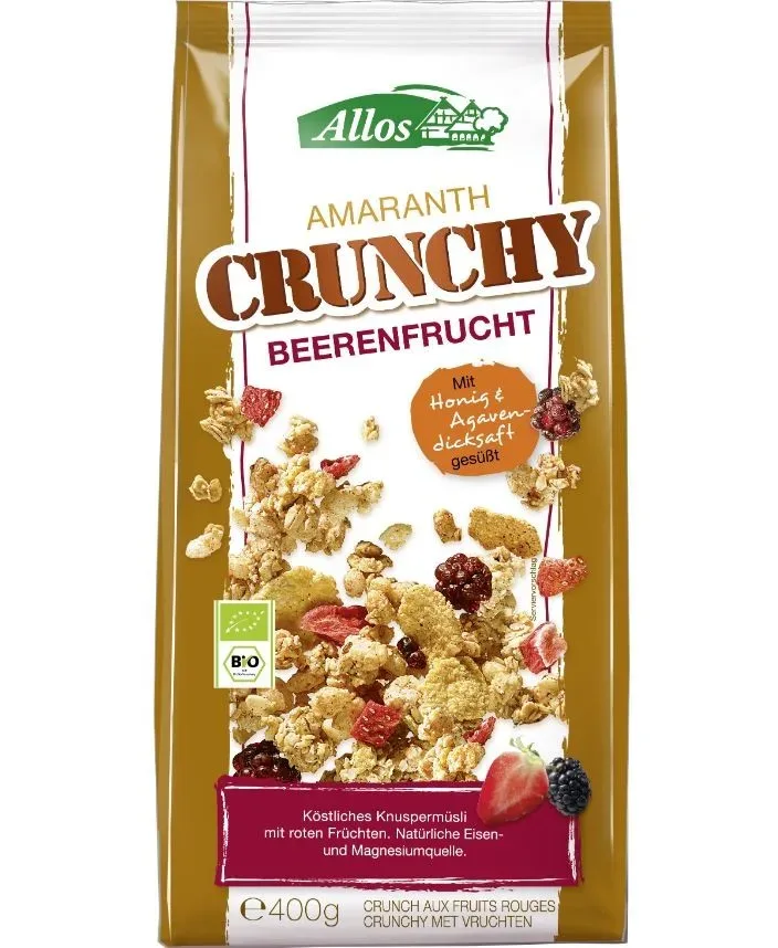 ALLOS Amaranth Crunchy Beerenfrucht 400 g