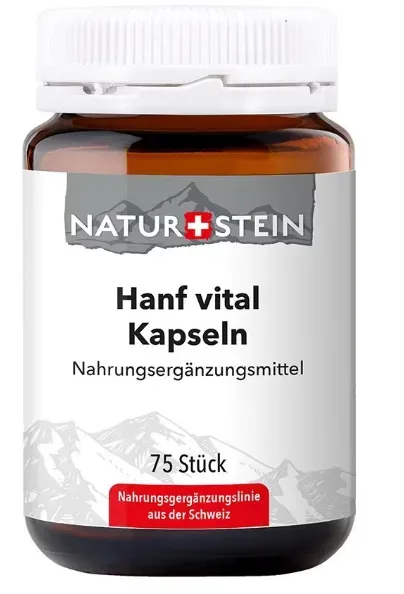 NATURSTEIN Hanf Vital Kapseln (75 Stk)