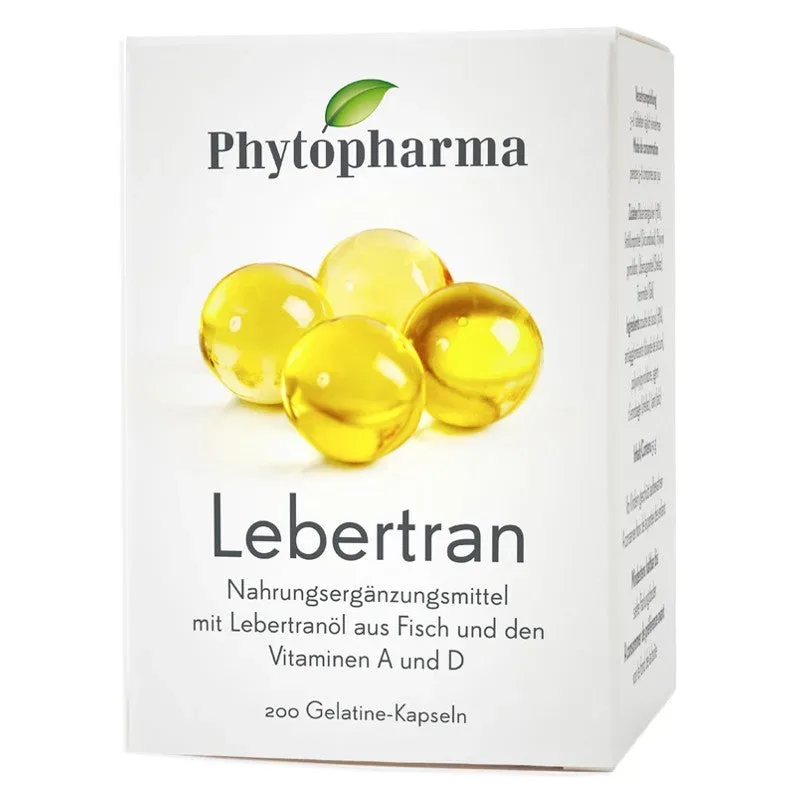 Phytopharma Lebertranöl Kapseln (200 Stk)