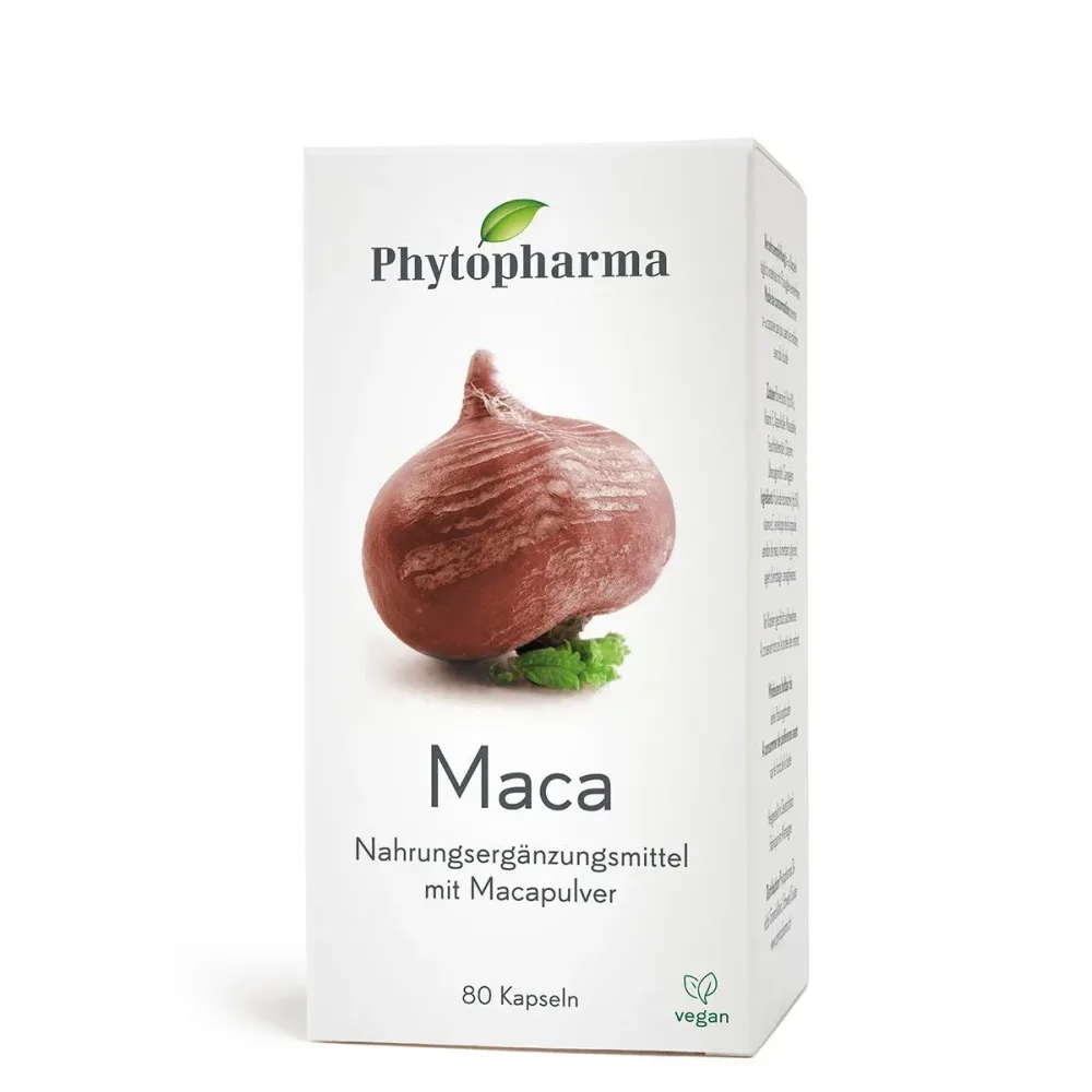 Phytopharma Maca 409mg pflanzlich Kapseln (80 Stk)