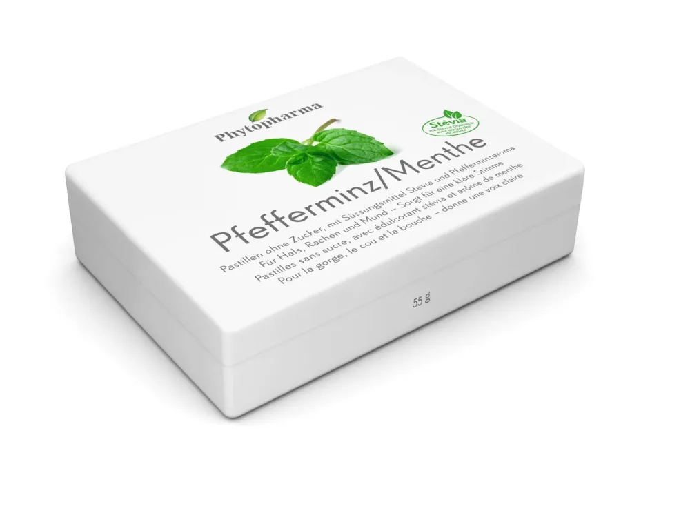 Phytopharma Pfefferminz / Mentha Pastillen (40 Stk)