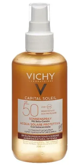 VICHY - Capital Soleil Frisches Sonnenspray Bräunungsintensivierend, CS Eau Prot. bronz. SPF50 Spry, 50 ml