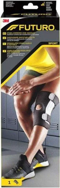 3M FUTURO SPORT Stabilisierende Kniebandage anpassbar schwarz (1 Stk)