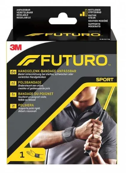 3M FUTURO SPORT Handgelenkbandage anpassbar schwarz (1 Stk)