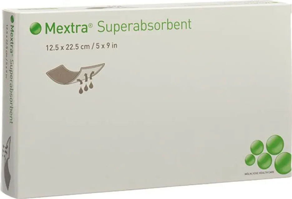 Mextra Superabsorbent 12.5x22.5cm (10 Stk)