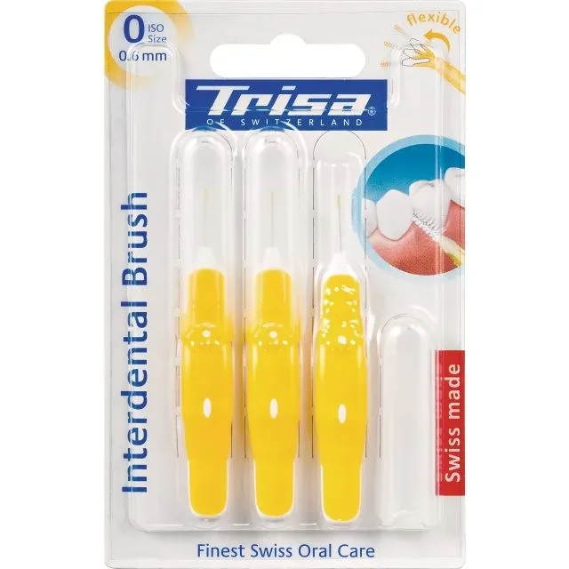 Trisa Interdental Brush ISO 0 0.6mm (3 Stk)