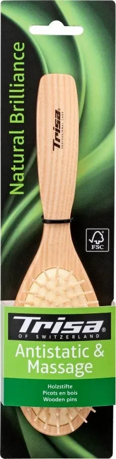Trisa Natural Brilliance Gummibürste Holzstifte (1 Stk)