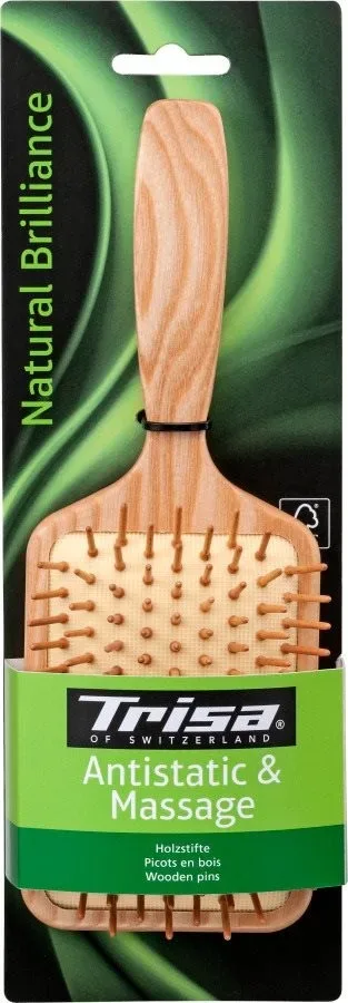 TRISA Natural Brilliance Haarb&uuml;rste Paddle