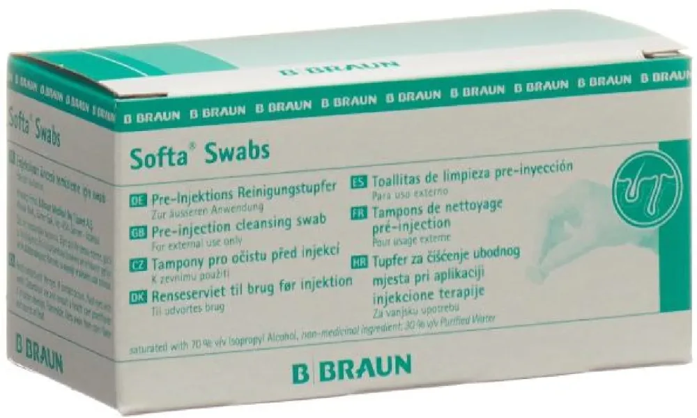 B. BRAUN Softa Swabs Reinigungstupfer (100 Stk)