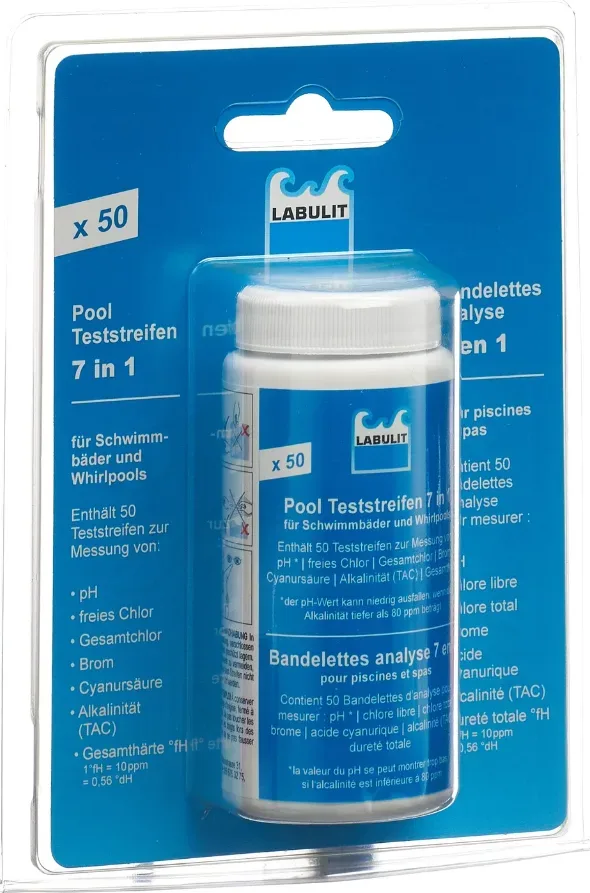 LABULIT Pool Teststreifen 7in1 (50 Stk)