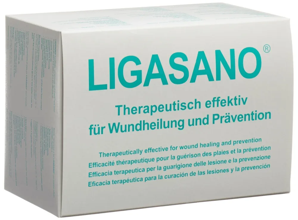 LIGASANO Schaumstoff Kompressen 15x10x1cm steril (20 Stk)