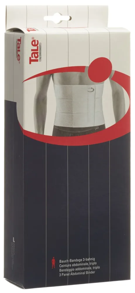 TaLe Bauchbandage 22.5, 111-150cm, 3-bahn, weiss (1 Stk)
