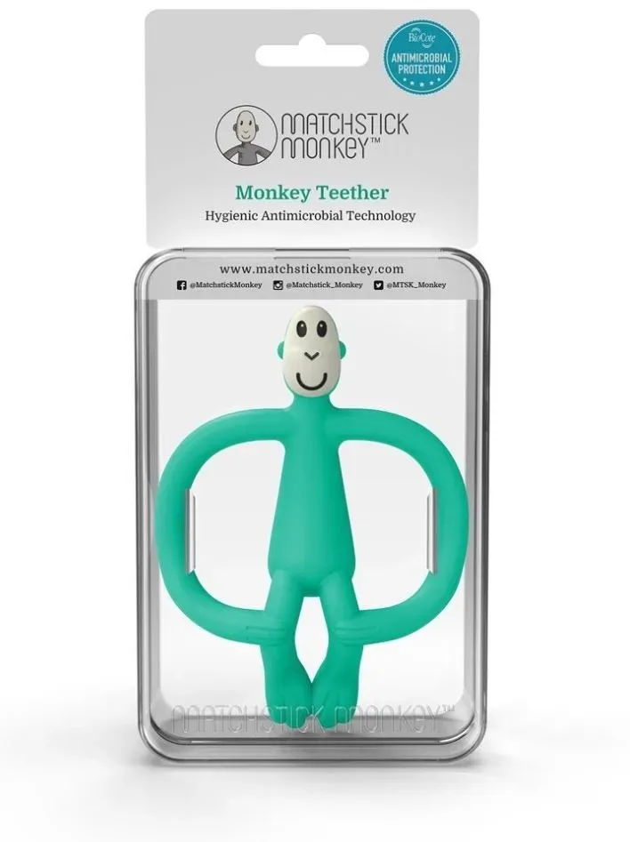 Matchstick Monkey Teether grün (1 Stk)