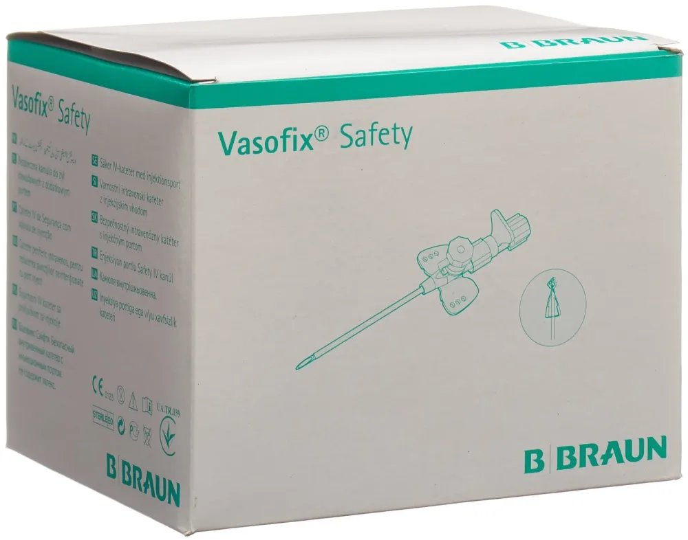 Vasofix Safety IV-Kanüle 20G, 1.1x33mm, rosa (50 Stk)