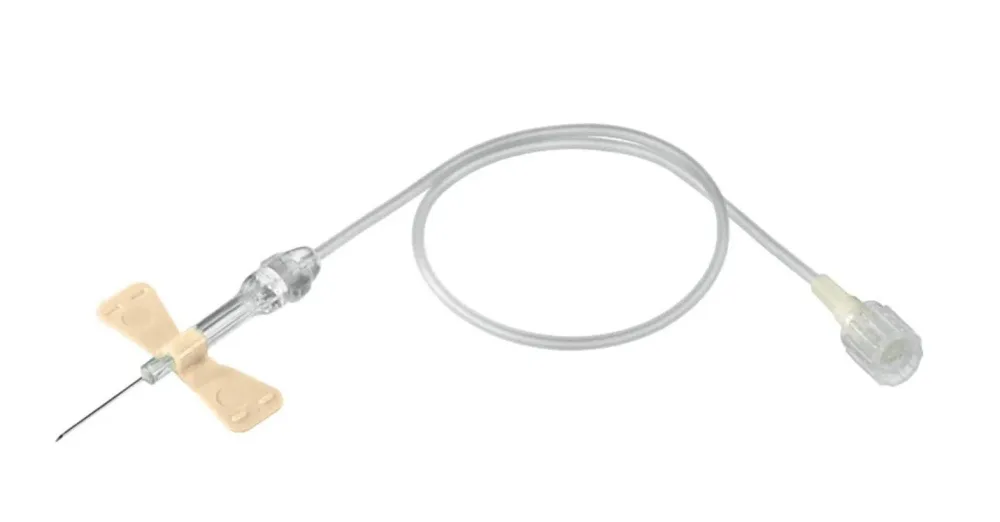 Venofix Safety 19G, 1.1x19mm Schlauch 30cm, gelb (50 Stk)