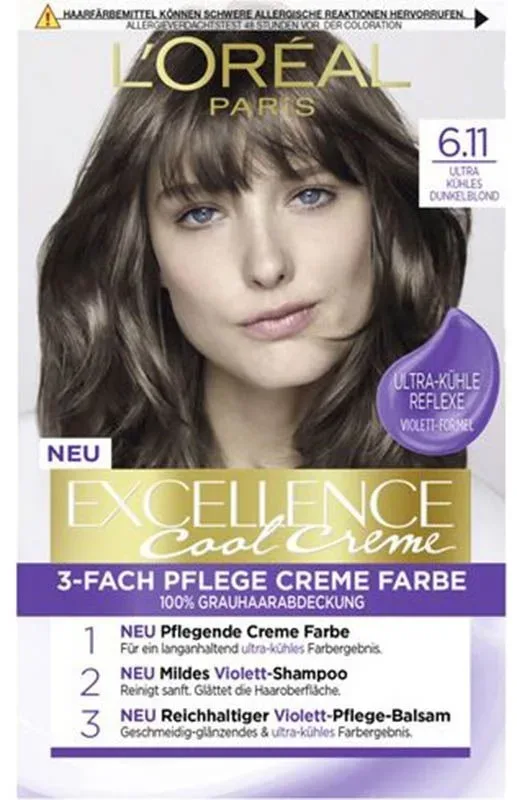 L'ORÉAL Excellence Cool Creme 6.11 Ultra kühles Dunkelblond (1 Stk)