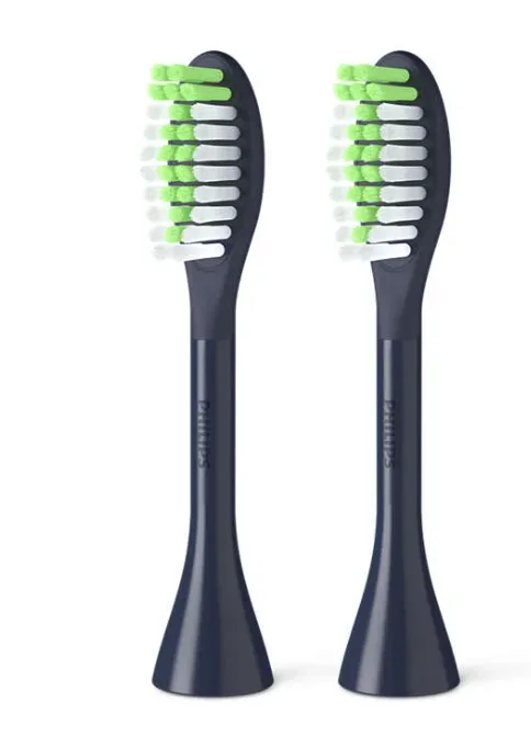 Philips One by Sonicare Bürstenköpfe Mitternachtsblau (2 Stk)