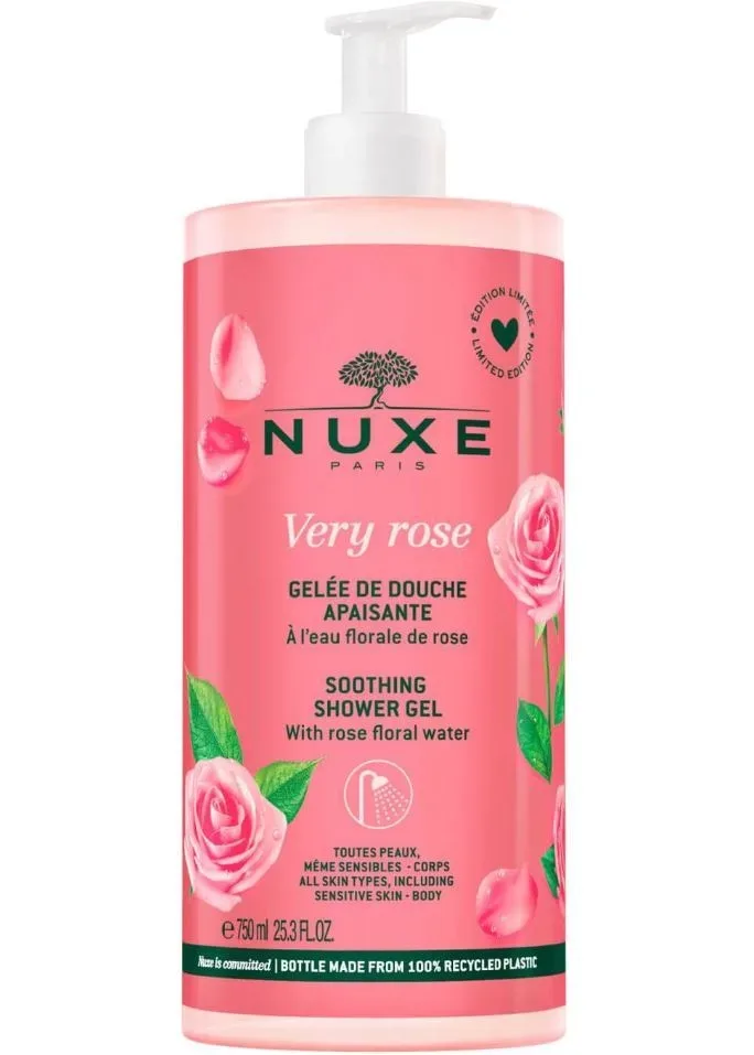 Nuxe - Very Rose Beruhigendes Duschgel XXL, Very Rose Gelée Douche XXL, 750 ml