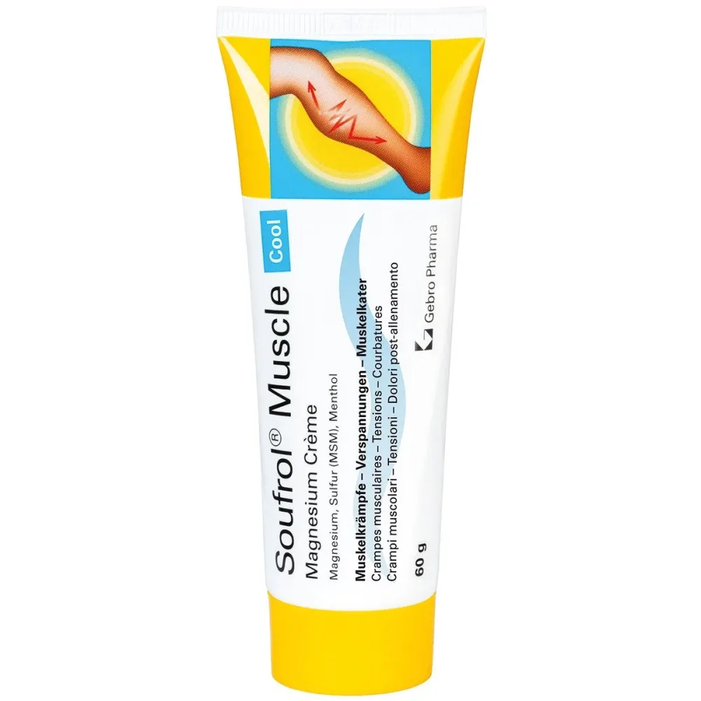 Soufrol Muscle Magnesium Crème Cool, Tube (60g)