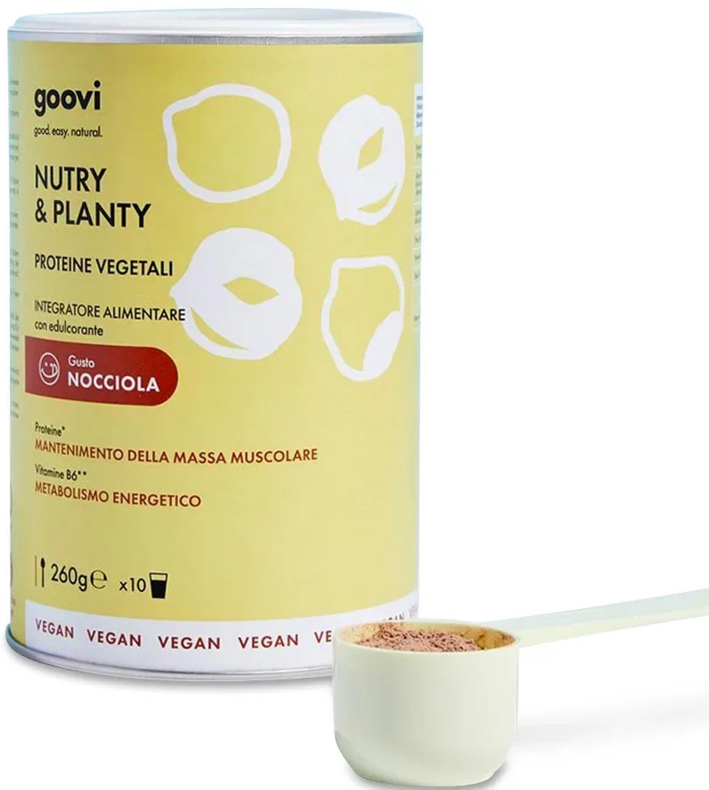 Goovi - Nutry & Planty Pflanzliche Proteine Haselnuss, 260  g