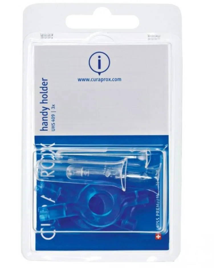Curaprox UHS 409 Handy, Haltersystem für Interdentalbürsten (3 Stk)