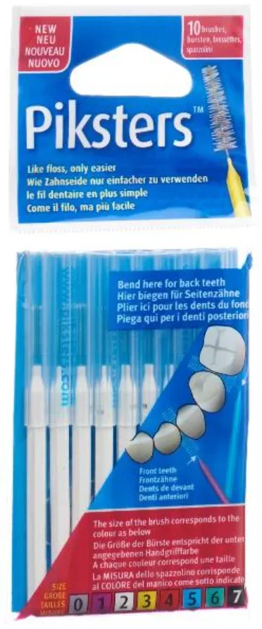 Piksters Interdentalbürsten, Grösse 2 (10 Stk)