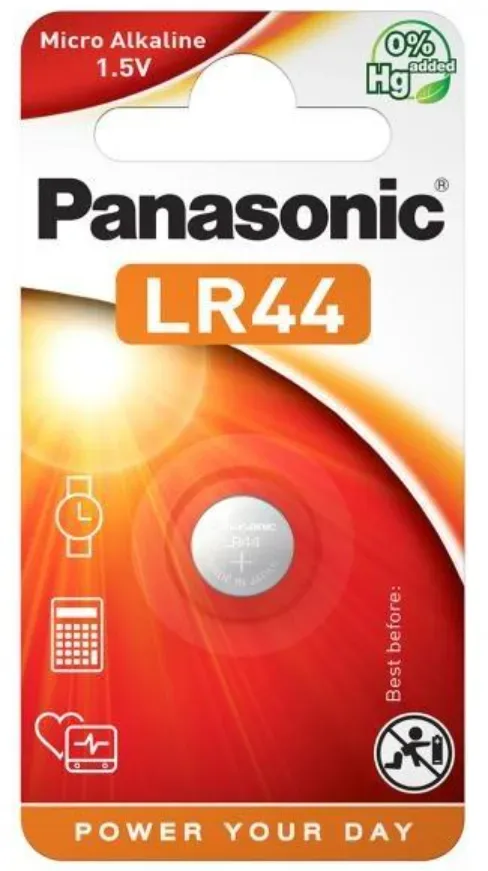 PANASONIC Batterien Knopfzelle LR44 2 Stk