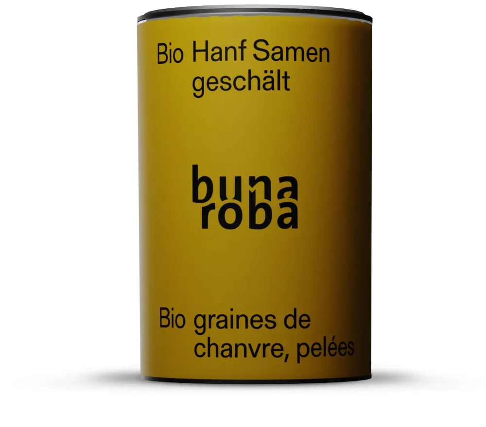bunaroba Bio Hanf Samen, geschält (200g)