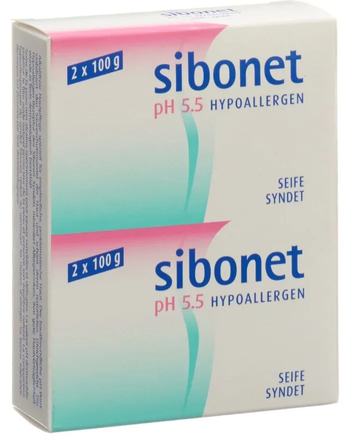 sibonet Seife pH 5.5 Hypoallergen (2x100g)