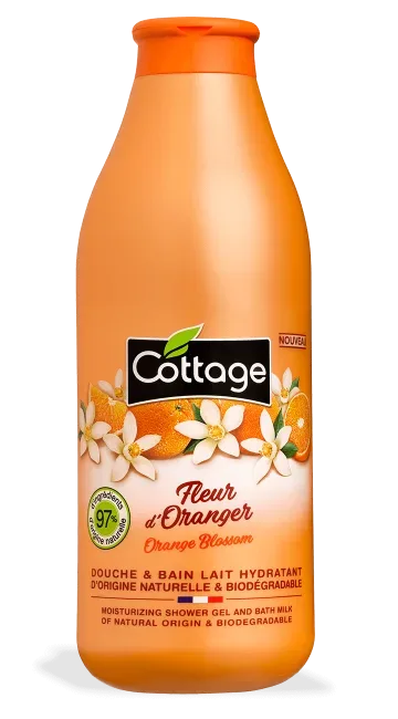 Cottage - Duschmilch Orangenblüte, Douche Fleur D'Oranger, 250 ml